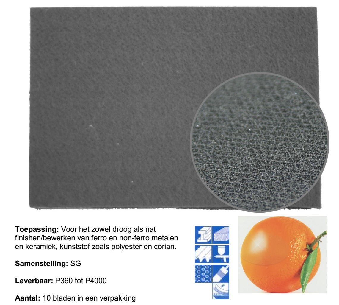 Superfinishing pad