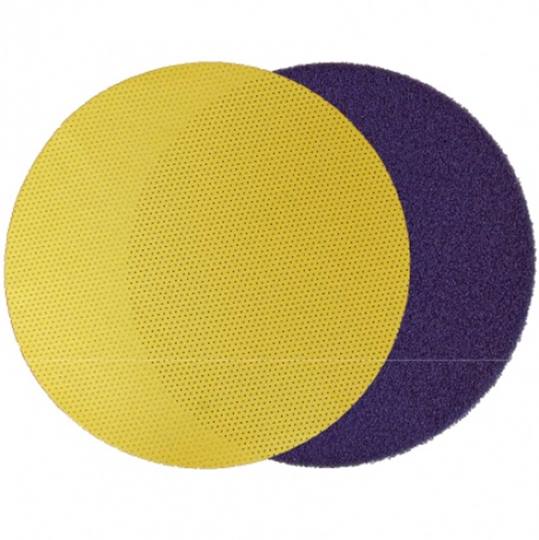 PERFOPAD Ø 400mm. klit GEEL P 100