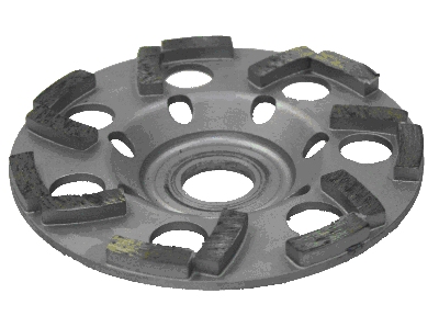 Diamant komvlakschijf Ø 125 mm dubbel segment