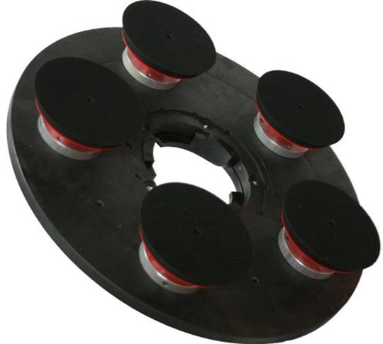 DUOLINE Duodisc met 115mm velcroschijven