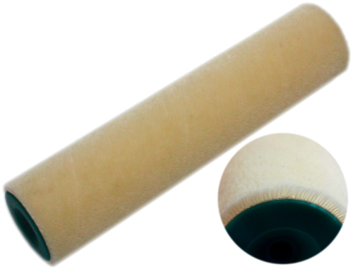 Olie roller openstaand velours, 25 cm. snelsluiting wegwerp