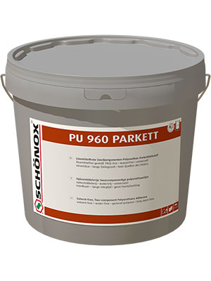 SCHÖNOX PU 960, 2K-parketlijm
verpakt per emmer 9,79kg