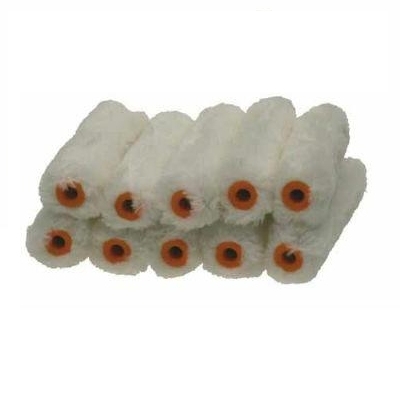 Vachtroller voorstrijk wit 11 cm. verpakt per 10 stuks
