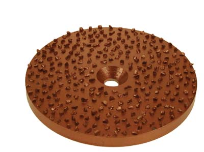 Titan vlakschuurschijf Ø 127x10 mm. P 14 
t.b.v. aandrijfschijf