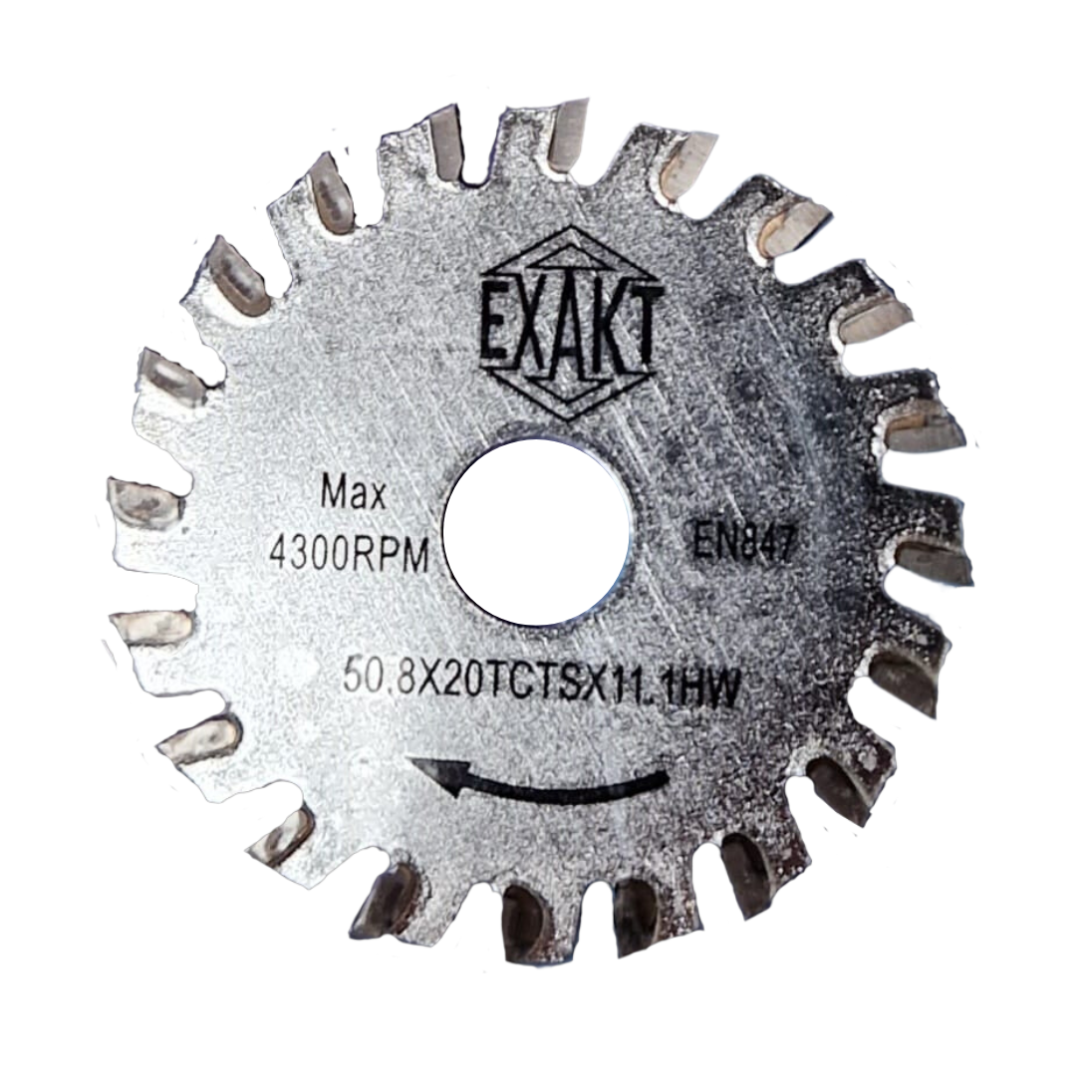 EXAKT zaagblad 18T Ø 50.8 mm. t.b.v. hout en staal