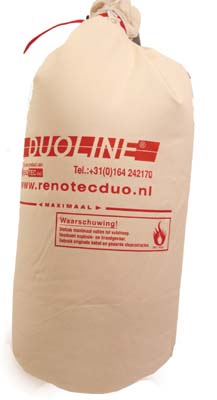 DUOLINE stofzak groot t.b.v. parketschuurmachines incl snelsluitband