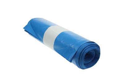 Puinzakken extra zwaar groot formaat 70 x 110 cm blauw