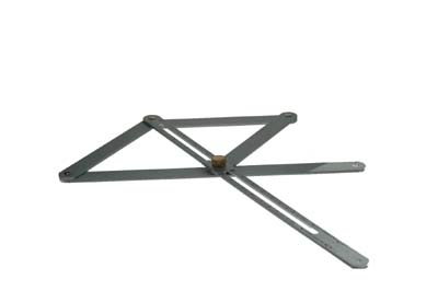 Zweihaak prof. aluminium