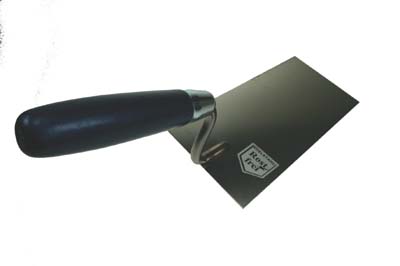 Stucspaan rvs, 16 cm.
