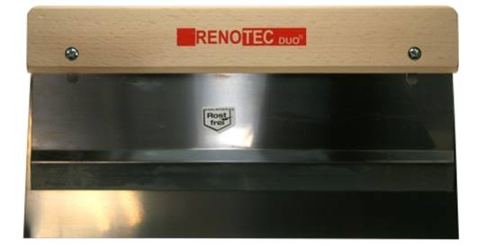 Spaan met veer 270 mm. RVS